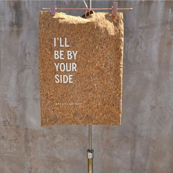 Anthropologie Ill Be By Your Side Cork Tote - Picture 1 of 5
